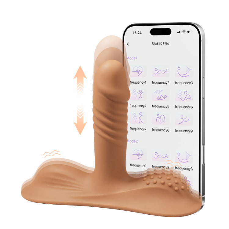 Consolador vibrador para montar femenino, estimulación anal del punto G, adecuado para parejas
