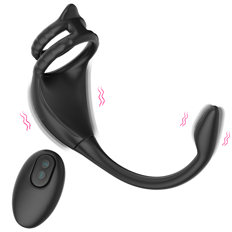 Anillo vibrador para pene Double Delight para sensaciones dobles