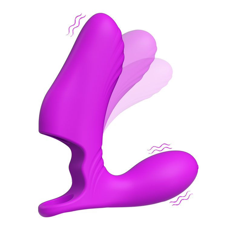 Vibrador de dedo para punto G - Vibraciones dobles