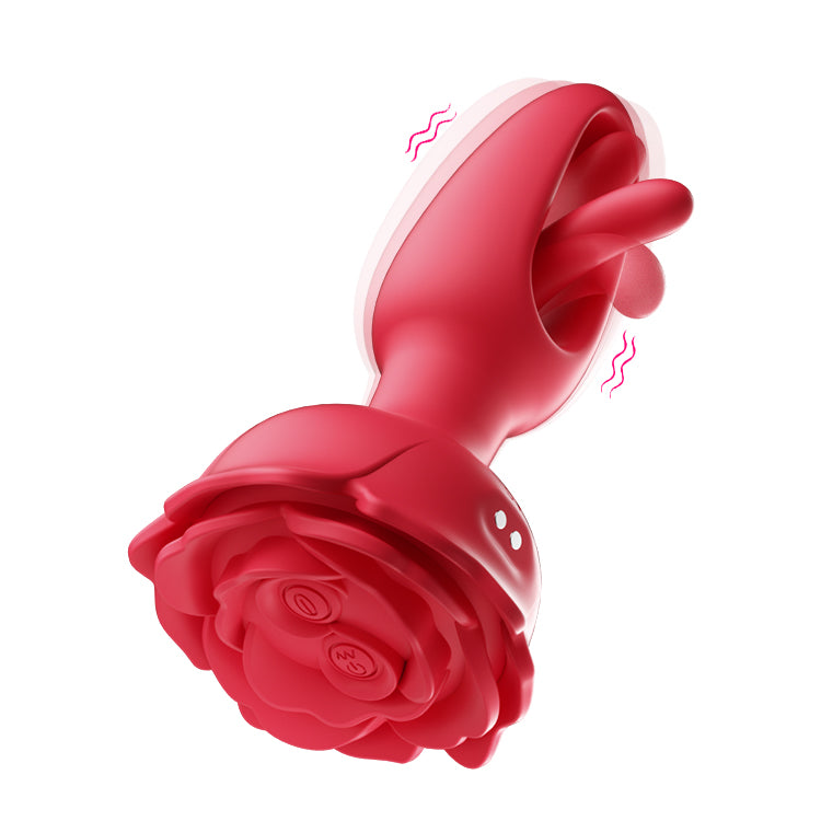 Vibrador Anal Rosebud - Aleteo y Control Remoto