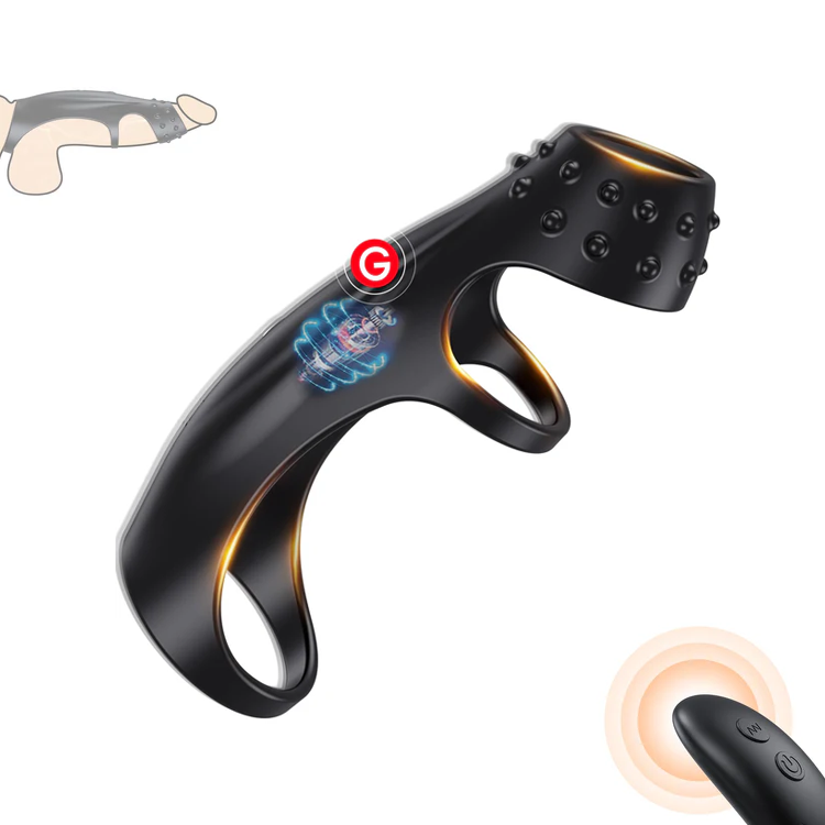 Anillo para pene de triple vibración