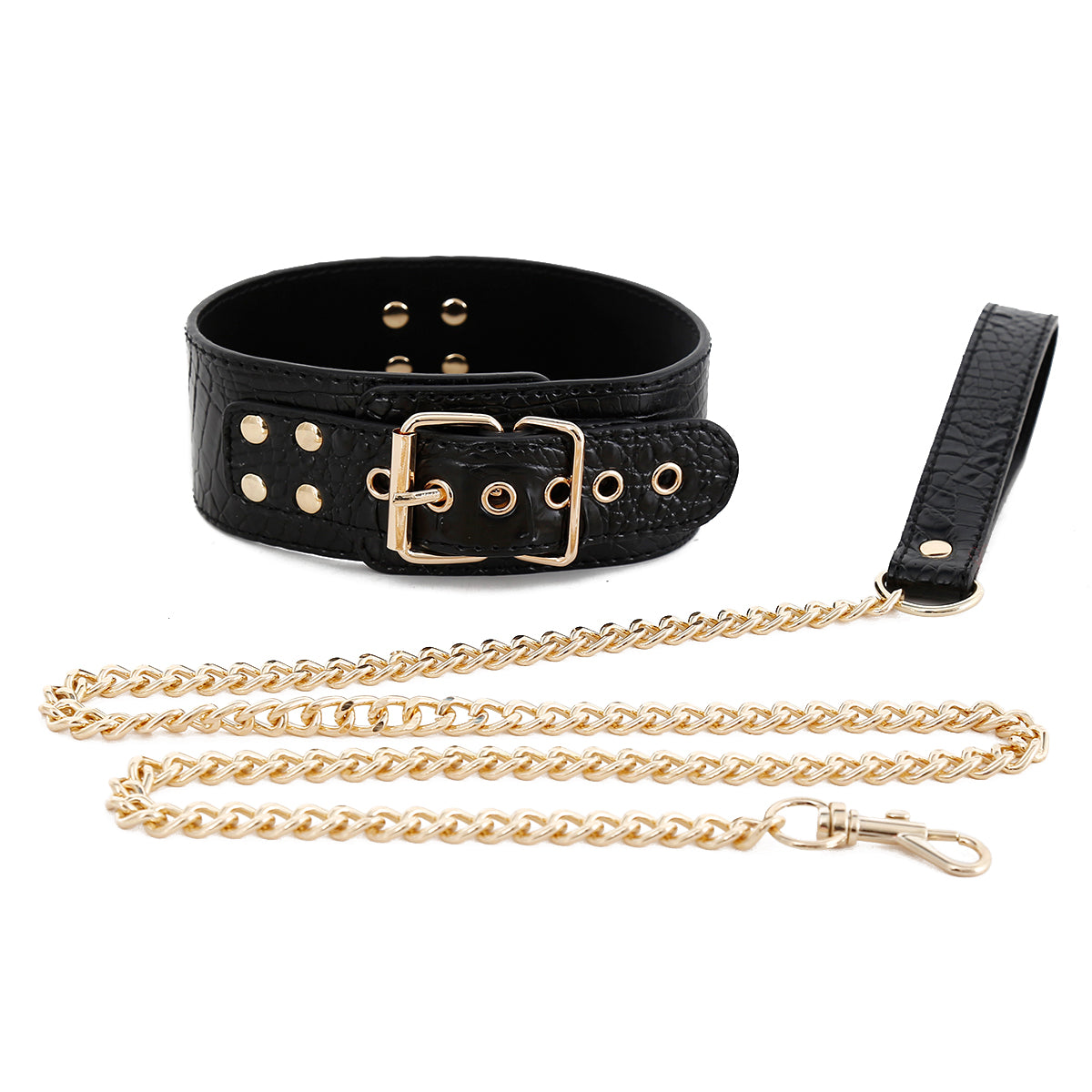 Set de restricción de bondage BDSM de 4 piezas de cuero PU