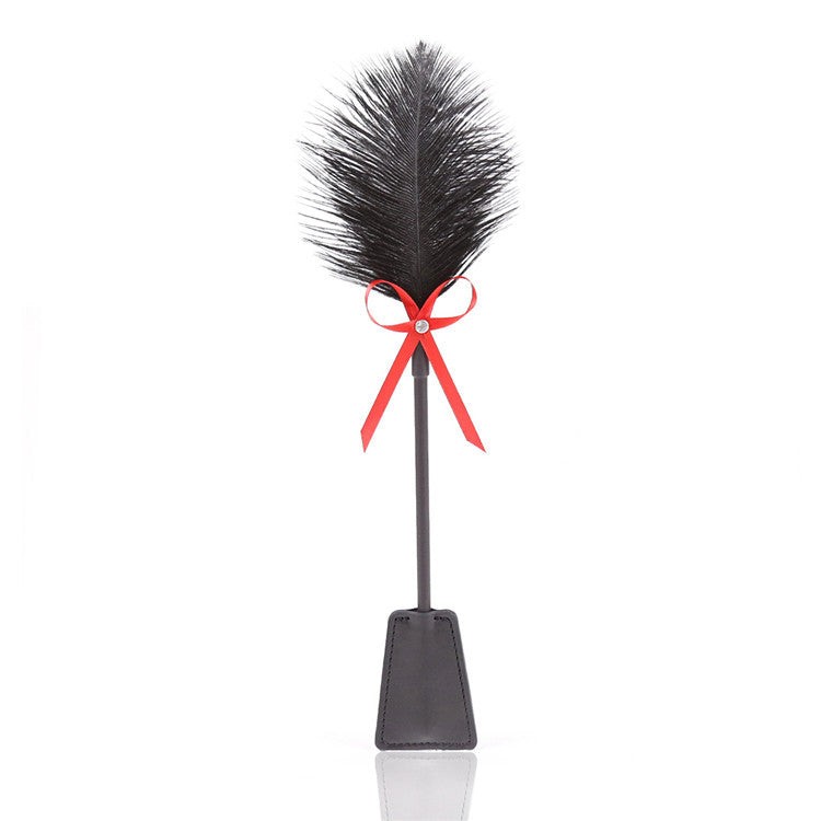 2 en 1 Pluma Cosquillosa y Paleta para Azotes
