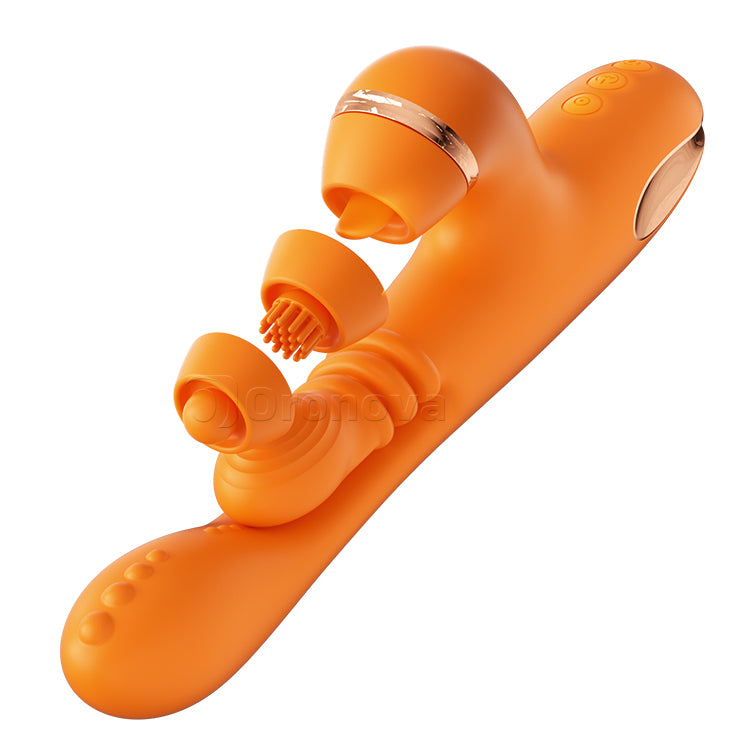 Potente vibrador para el punto G con acción de masaje profunda
