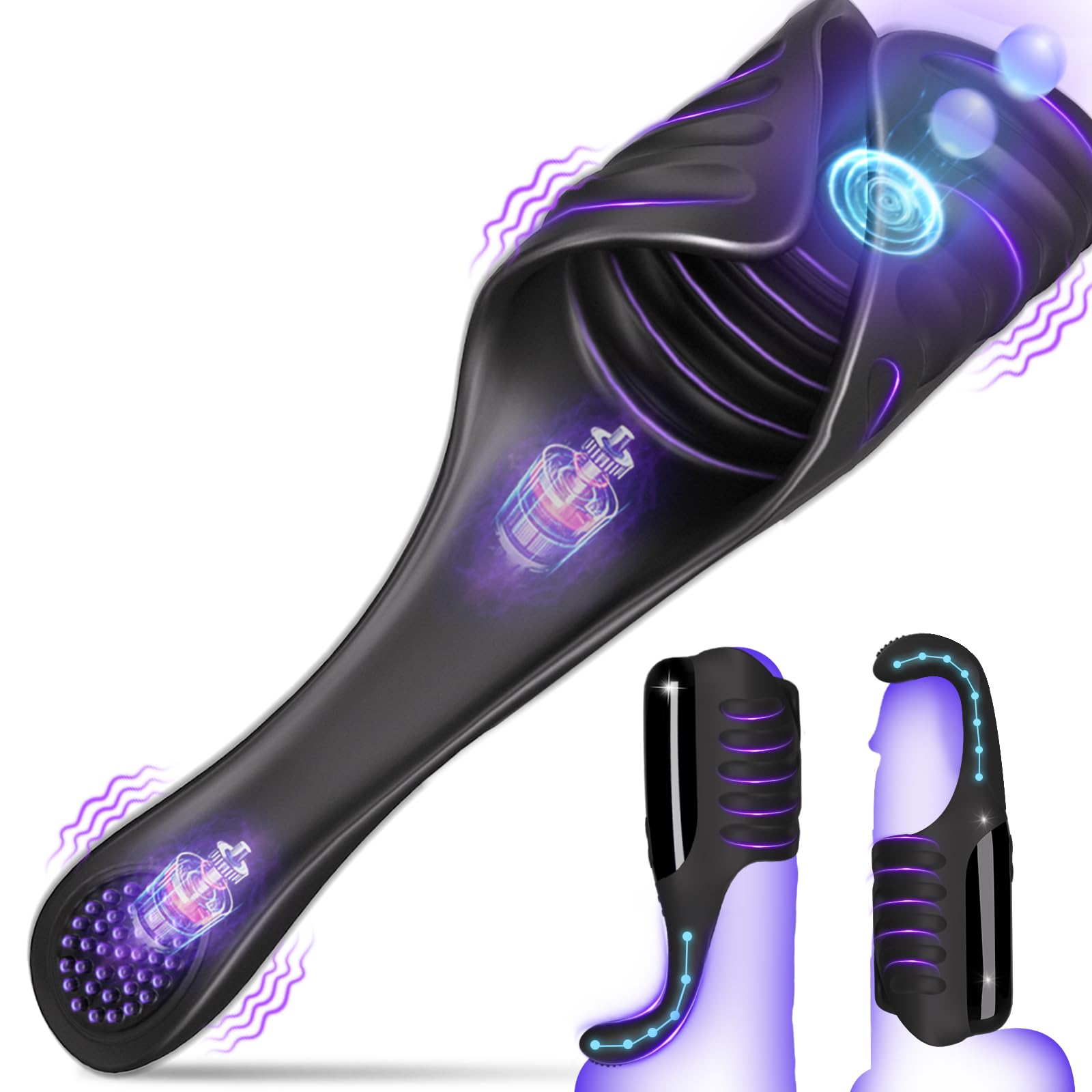 Vibrador de golpeteo para pene - Vibrador y portátil