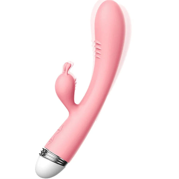 Vibrador de conejo impermeable diseñado para una estimulación profunda del punto G y vibraciones intensas.