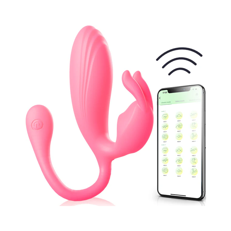 Vibrador de Huevo Clitorial - Motores Dobles