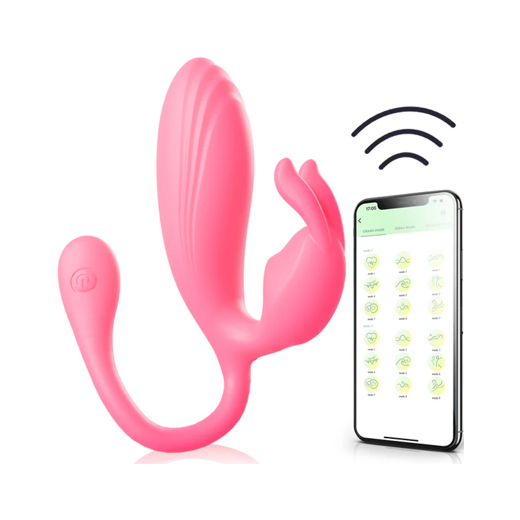 Vibrador de huevo clitorial - Motores dobles