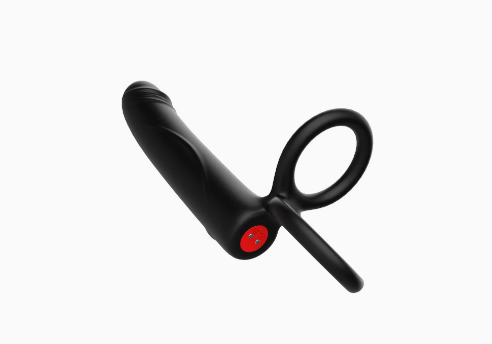Anillo vibrador 3 en 1 con dildo – Juguete adulto perfecto para parejas
