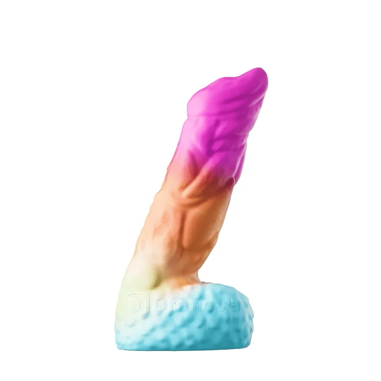 Dildo realista de silicona de 8 pulgadas 21cm con base de succión fuerte