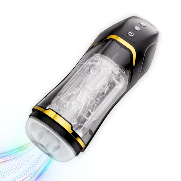 Masturbador masculino auto succionador - Vibrador e impermeable