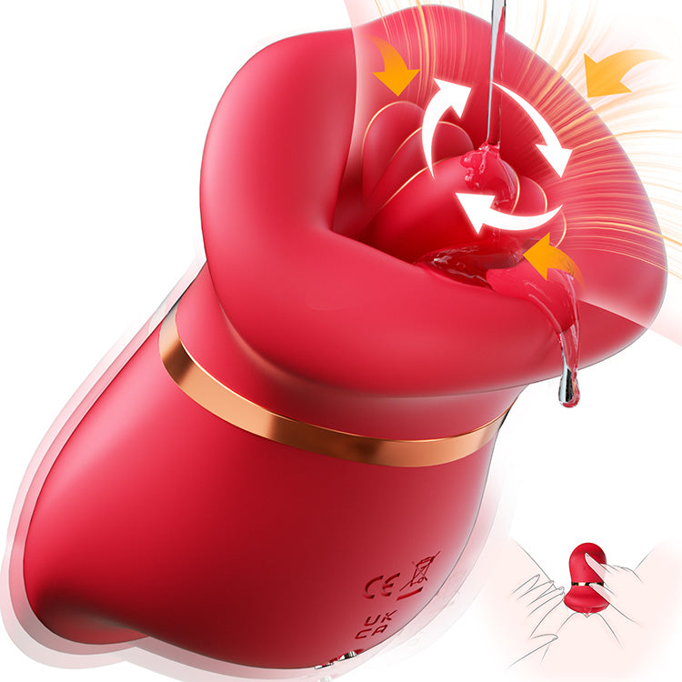 Vibrador bucal 3 en 1 – Succión, lamido y vibración