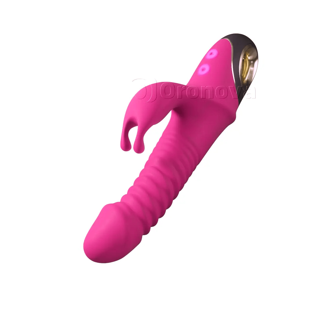Vibrador 3 en 1 de empuje y rotación con 9 modos de rotación. Posibilidades infinitas.