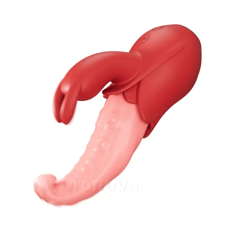 Vibrador de lengua 10 modos, estimulación de doble punto, diseño silencioso