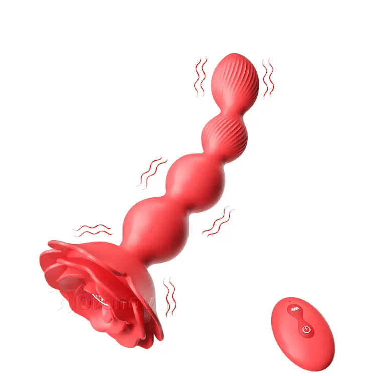 Vibrador giratorio de bolas anales