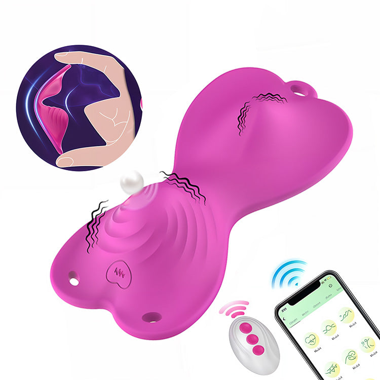 Vibrador portátil de doble motor con control por app