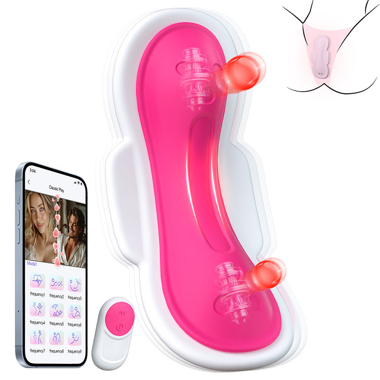 Vibrador para bragas con control remoto y aplicación