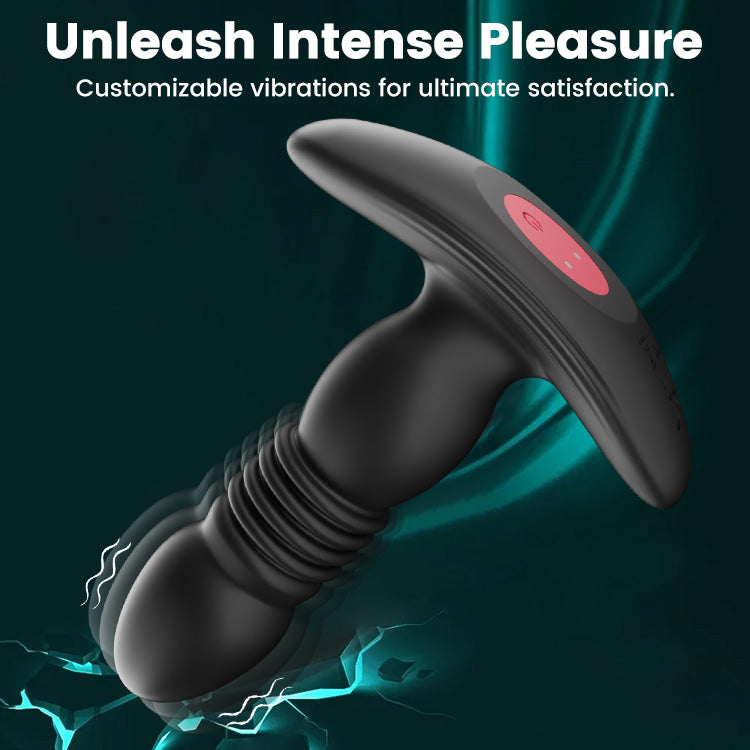 Tapón Anal Vibrador Expandible de Velocidad Múltiple con Control Remoto