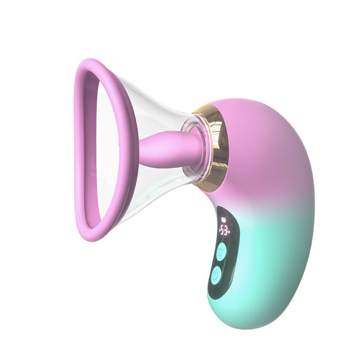 Vibrador de succión 5 en 1 con pantalla LCD
