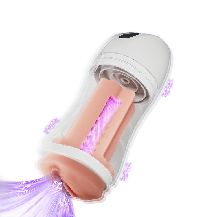 Masturbador Masculino Automático con Succión y Vibración – 10 Modos de Estimulación