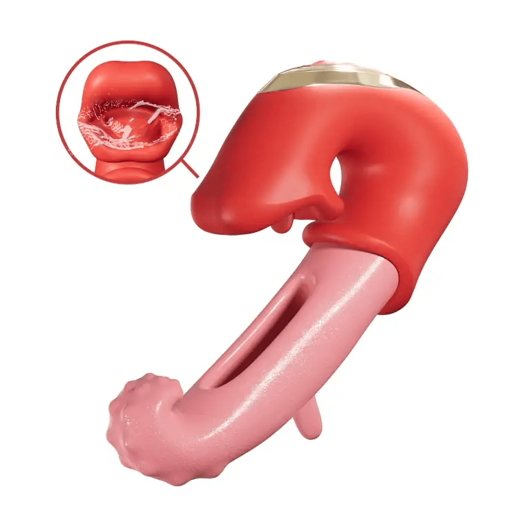 Vibrador de clítoris aleteante – Funciones de lamido y provocación, impermeable