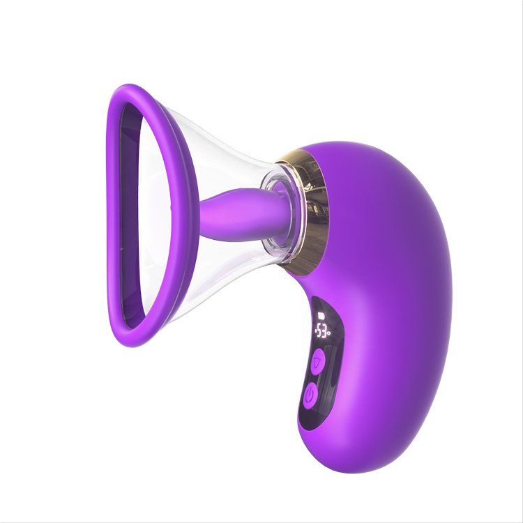 Vibrador de succión 5 en 1 con pantalla LCD