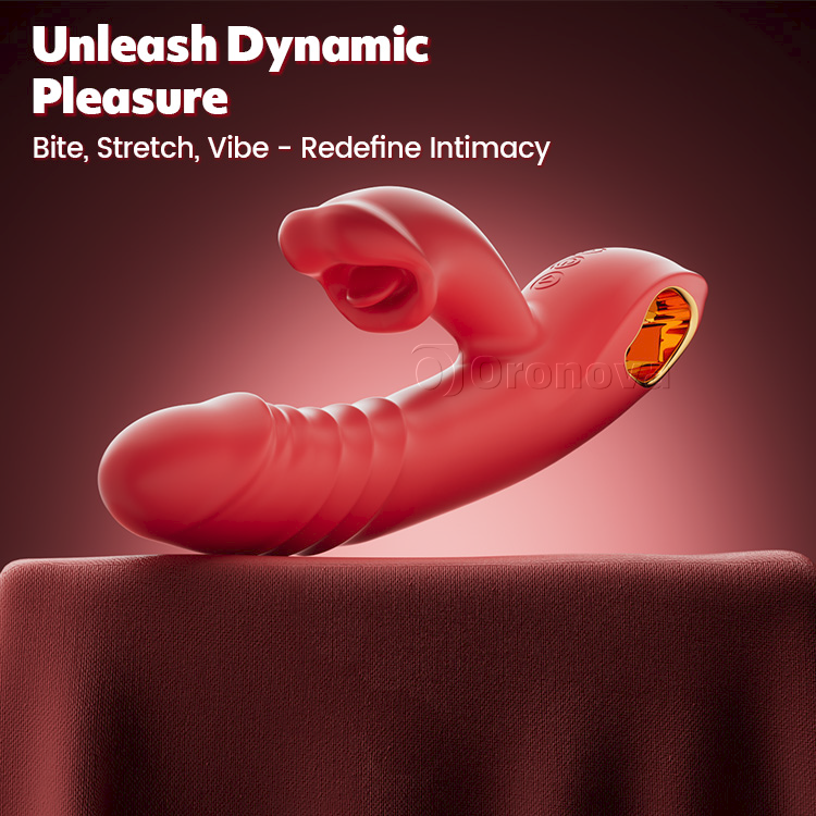 Dynamic Bliss Wave - Juguete de placer definitivo para el punto G con mordida y estiramiento ajustables