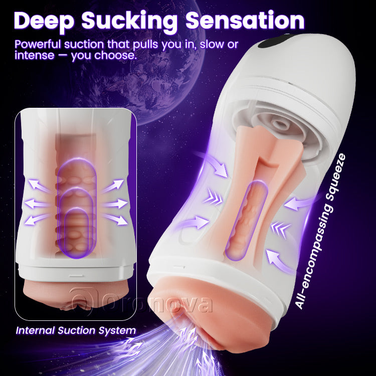 Masturbador Masculino Automático con Succión y Vibración – 10 Modos de Estimulación