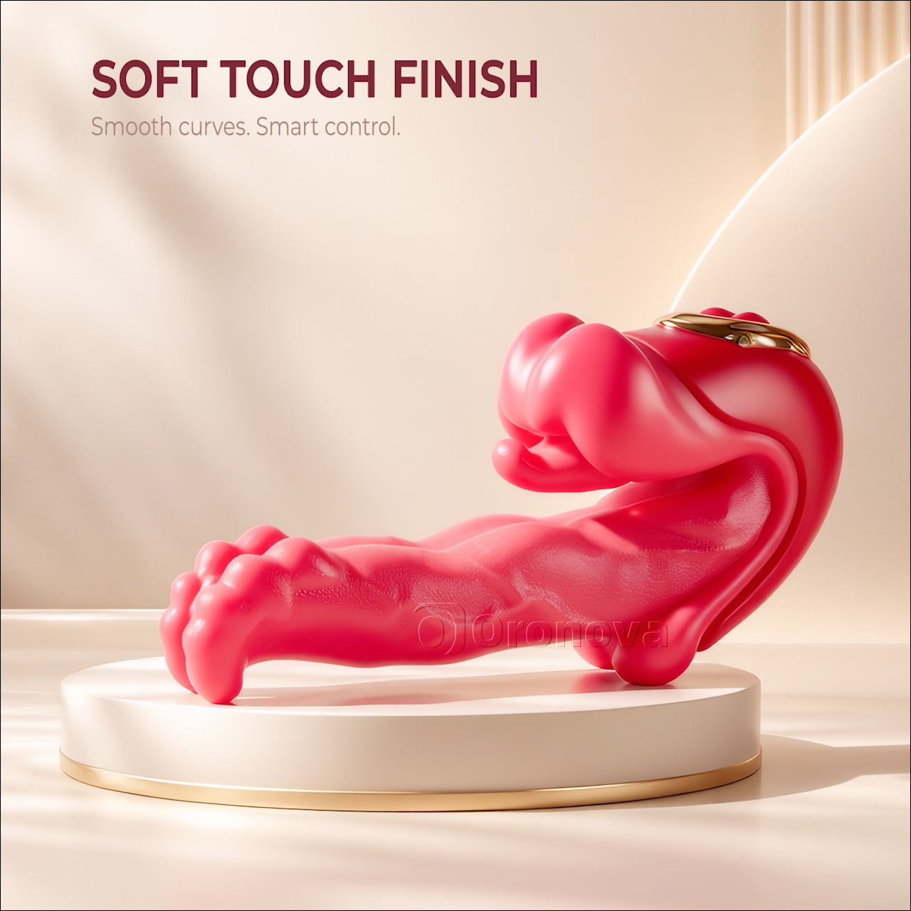 Vibrador giratorio con lengua controlado por APP 5 en 1 con calentamiento y estimulación del punto G
