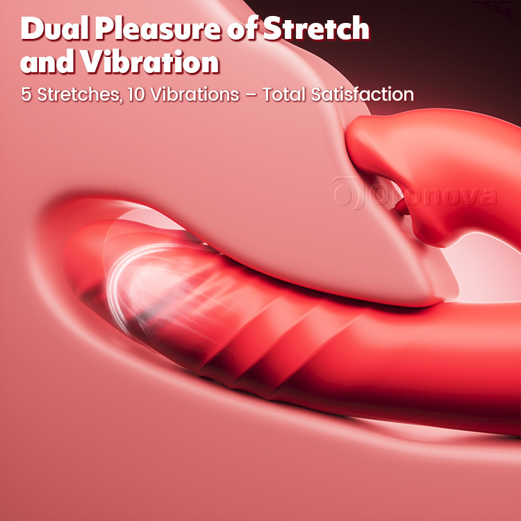 Dynamic Bliss Wave - Juguete de placer definitivo para el punto G con mordida y estiramiento ajustables