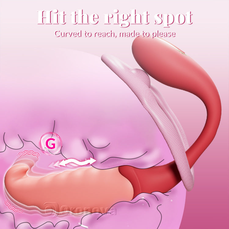 Vibrador para el Punto G, Pulsante, Estimula el Punto C, Control Remoto
