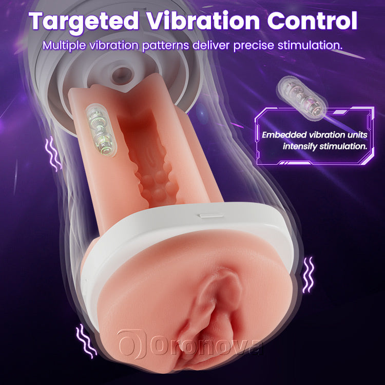 Masturbador Masculino Automático con Succión y Vibración – 10 Modos de Estimulación