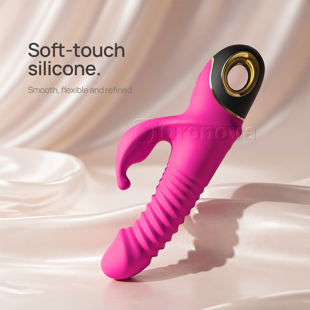 Vibrador 3 en 1 de empuje y rotación con 9 modos de rotación. Posibilidades infinitas.
