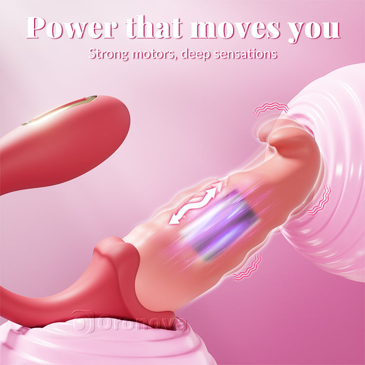 Vibrador para el Punto G, Pulsante, Estimula el Punto C, Control Remoto