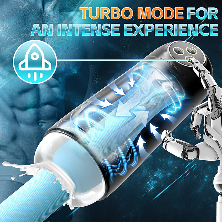Masturbador masculino automático – 9 modos de succión y vibración con función de remolino