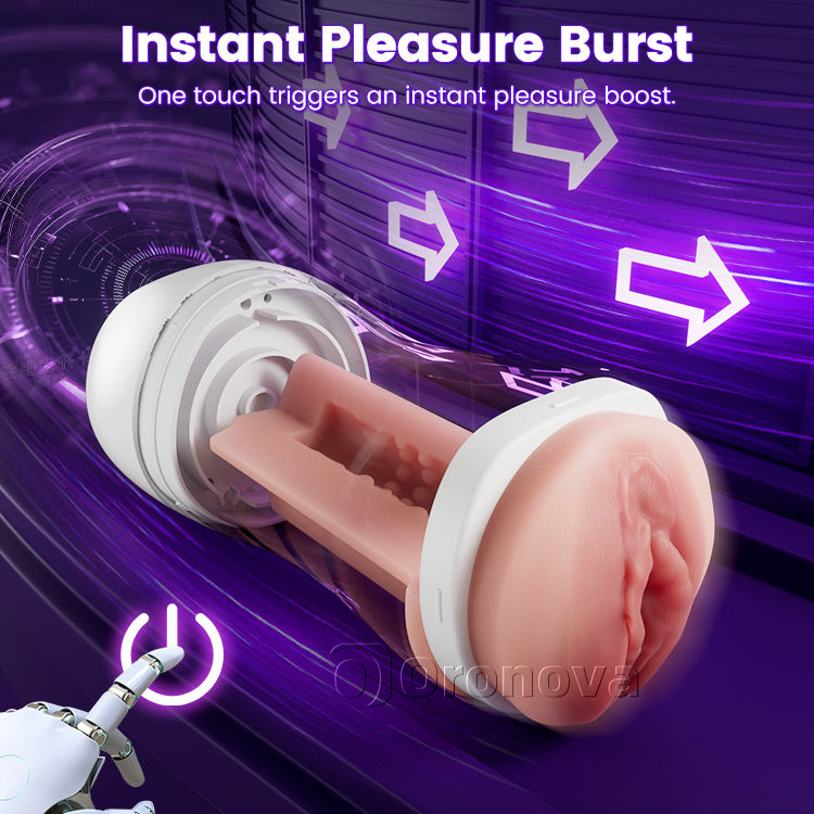 Masturbador Masculino Automático con Succión y Vibración – 10 Modos de Estimulación