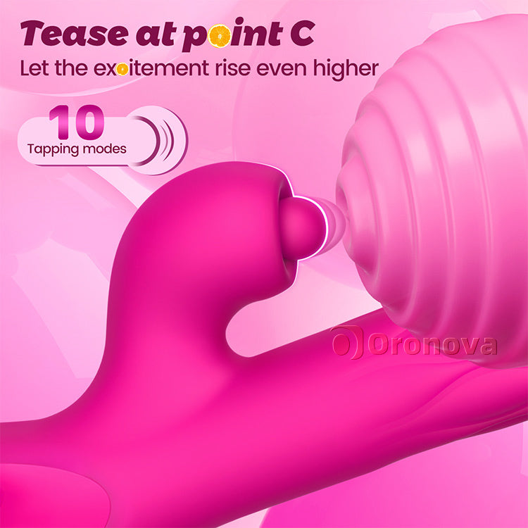 Vibrador 3 en 1 para golpeteo y expansión – Estimulación del punto G y clítoris