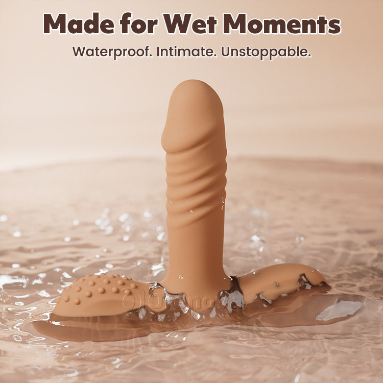 Consolador vibrador para montar femenino, estimulación anal del punto G, adecuado para parejas