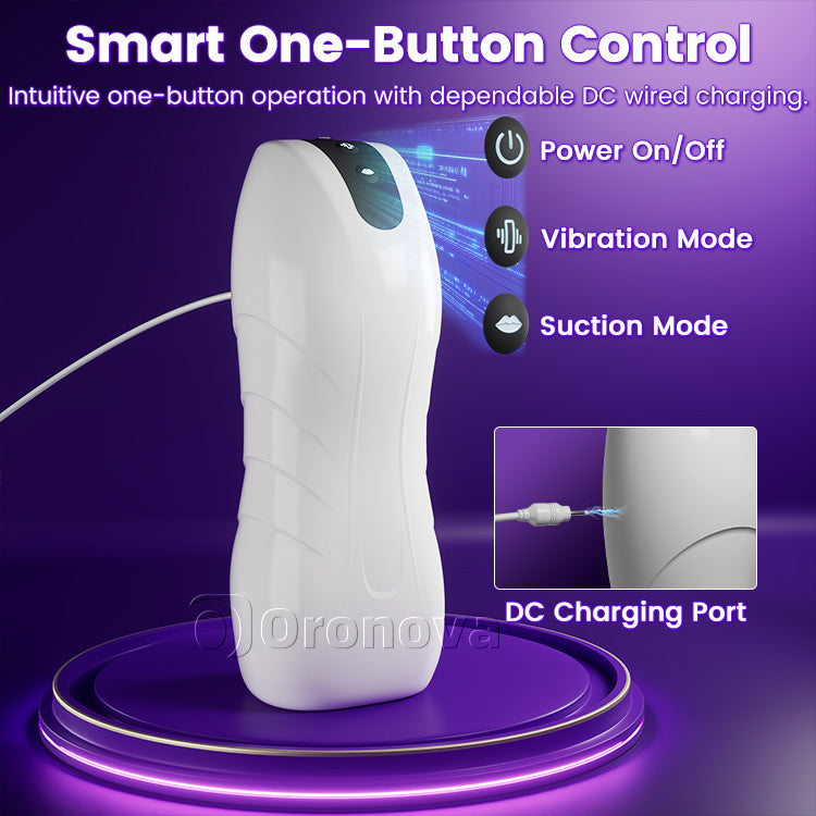 Masturbador Masculino Automático con Succión y Vibración – 10 Modos de Estimulación