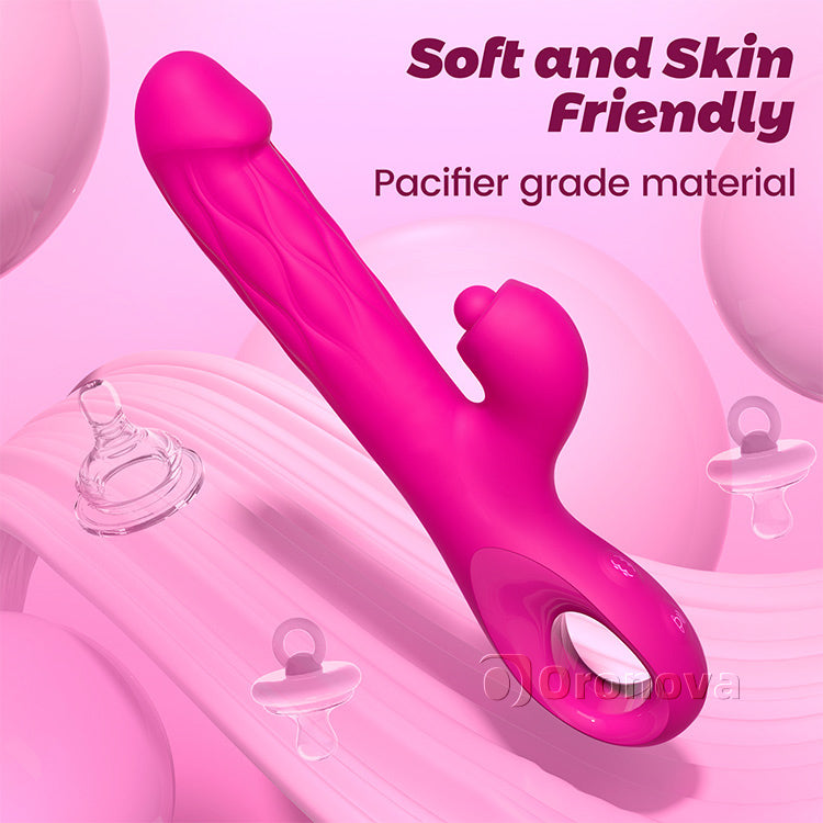 Vibrador 3 en 1 para golpeteo y expansión – Estimulación del punto G y clítoris