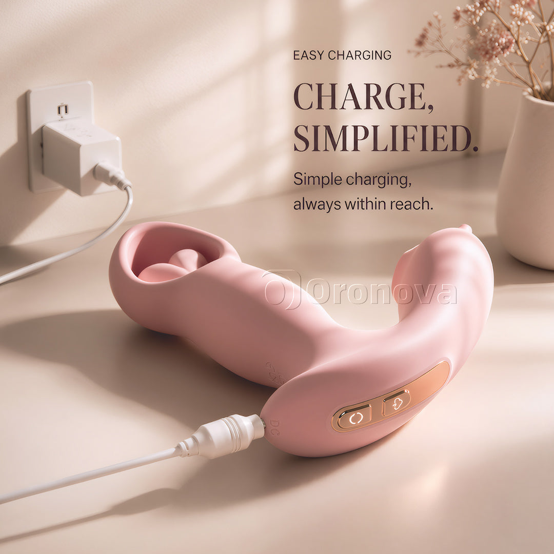 Vibrador de pulsos de flujo de aire con vibración rotatoria inteligente y aplicación 3 en 1