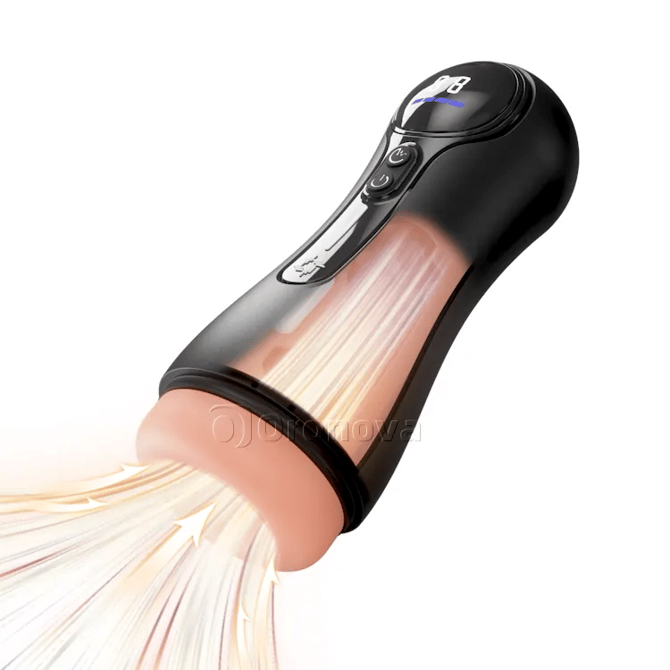 Masturbador masculino automático – 4 modos de succión, 9 vibraciones, pantalla LED