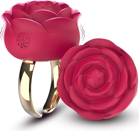 Rose Vibrador de silicona para clítoris – 10 modos, recargable por USB