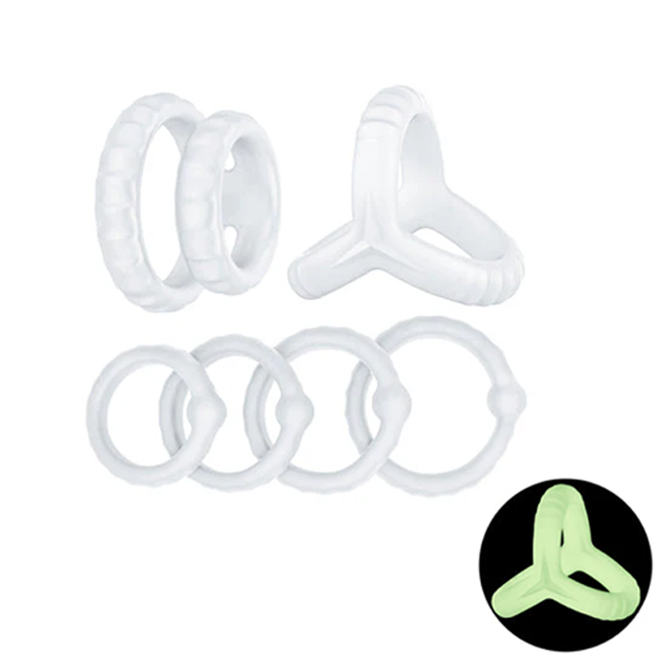 Juego de anillos para el pene - Juguete para la erección y para parejas