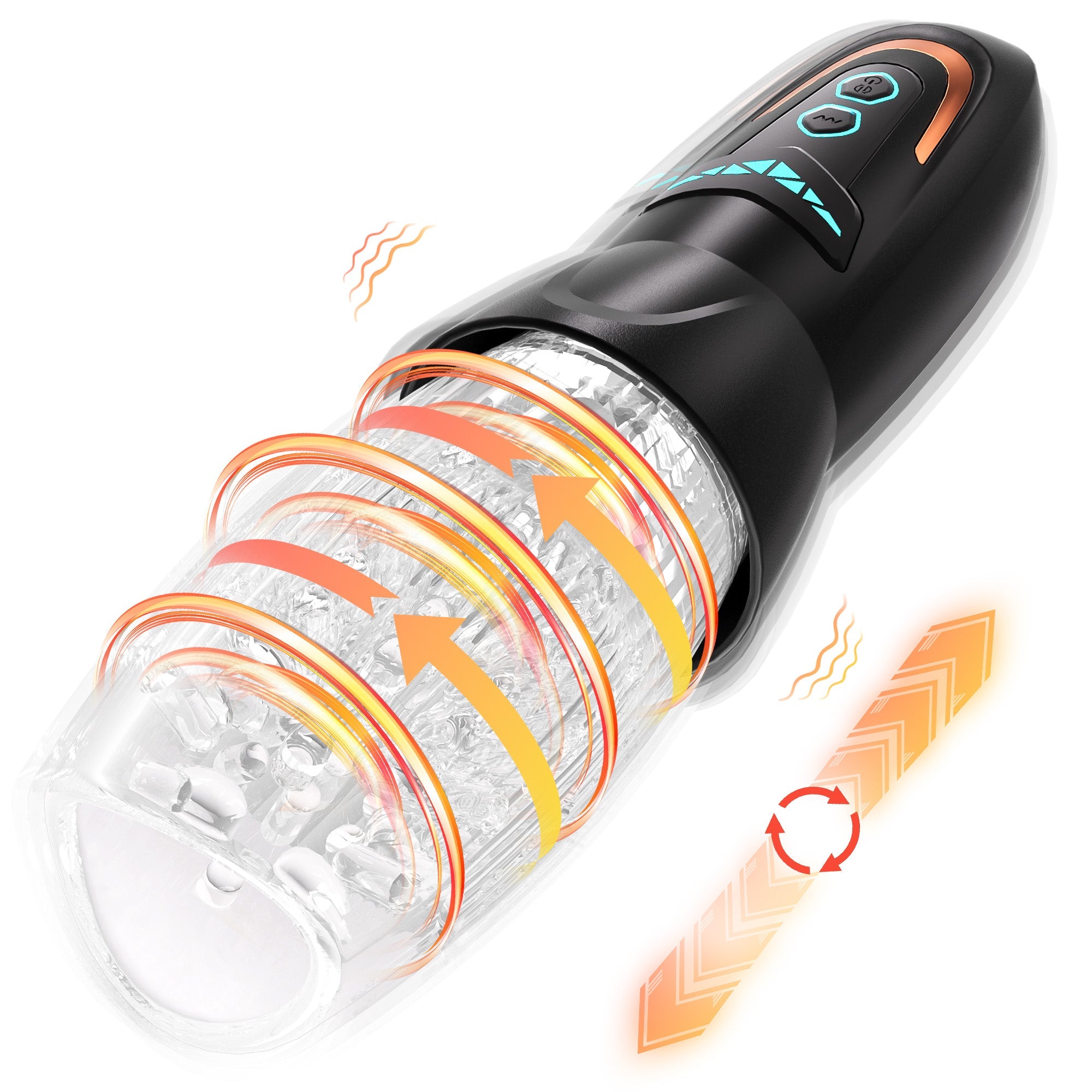 Masturbador automático con vibración y rotación
