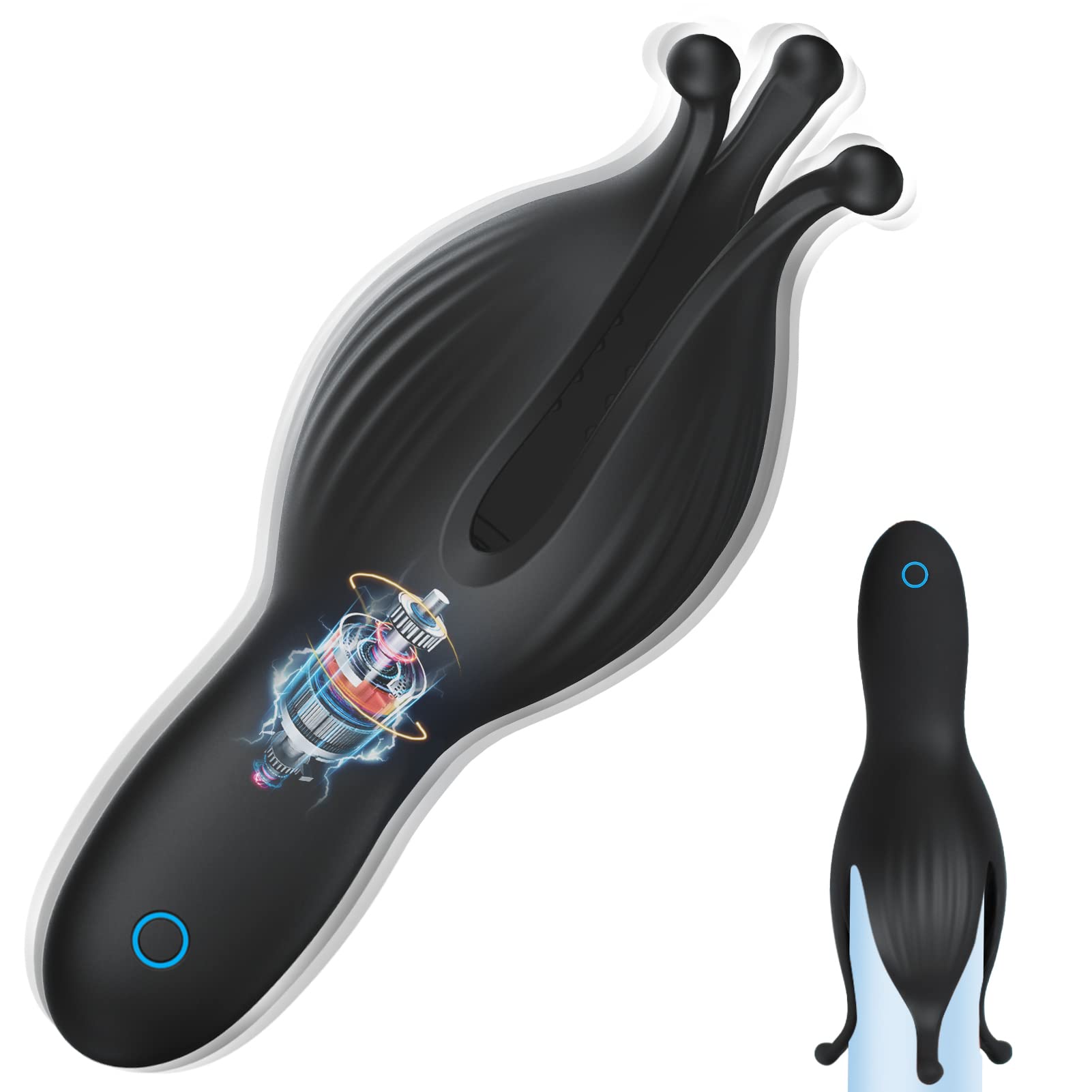 Vibrador Orejas de Conejo para Pene - Vibrador y Compacto