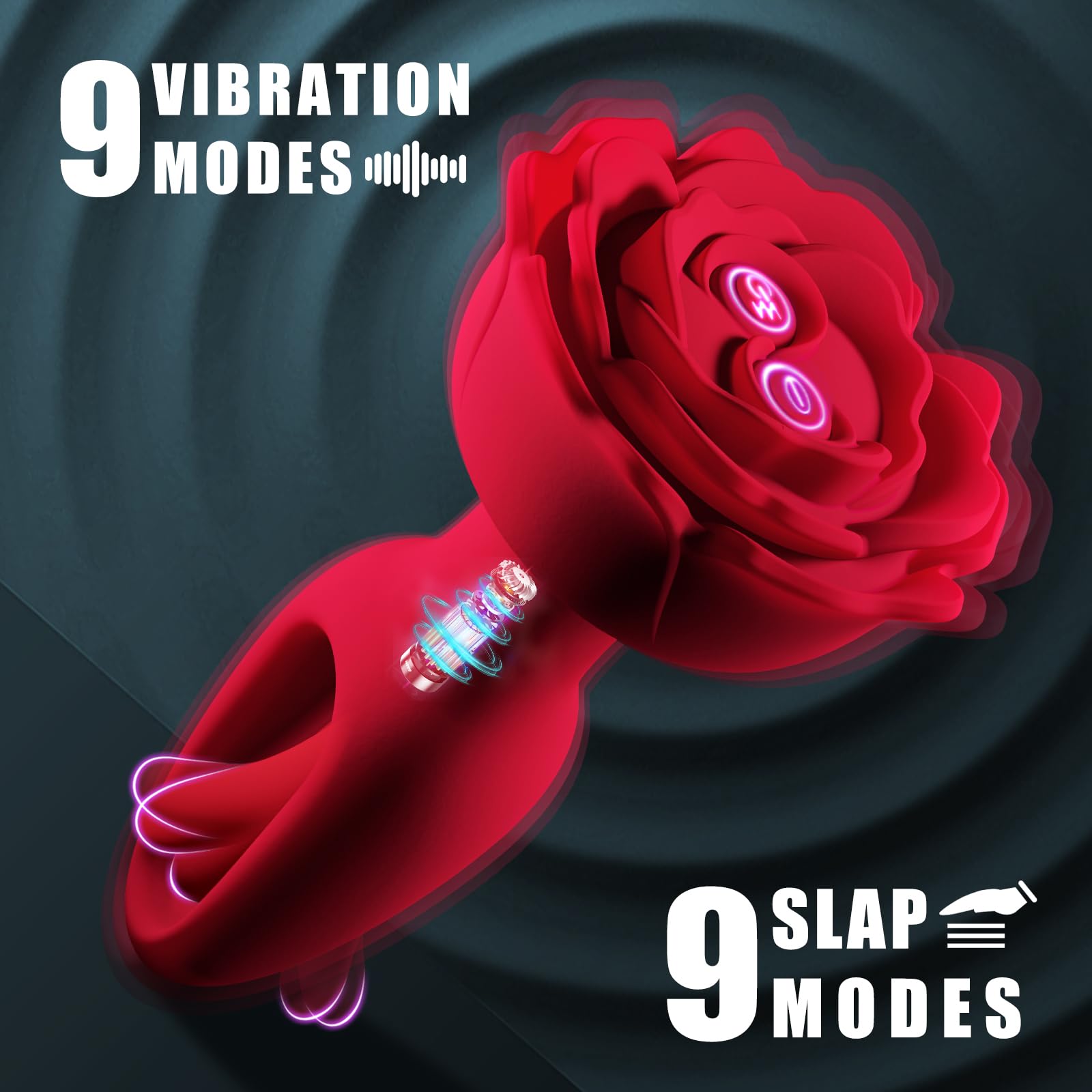 Vibrador Anal Rosebud - Aleteo y Control Remoto