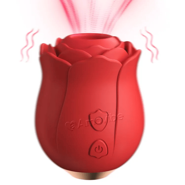 Amoret - Estimulador de capullos de rosa con ritmos de succión y golpecitos