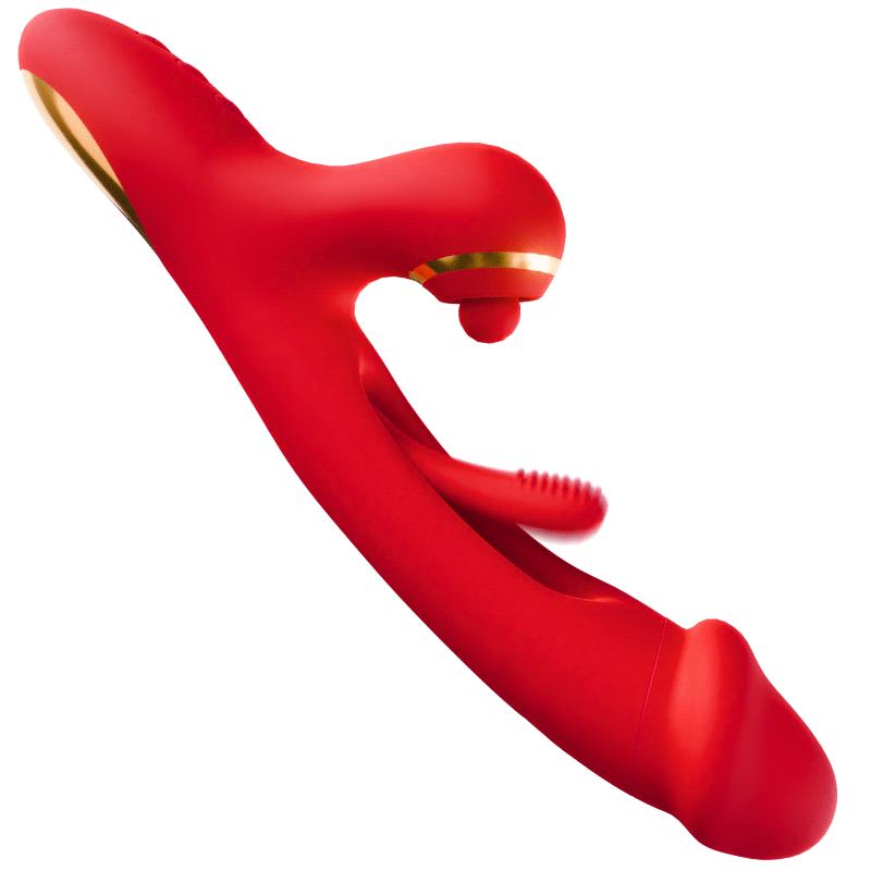 Vibrador de punto G con aleteo - Golpeteo y vibraciones en el clítoris